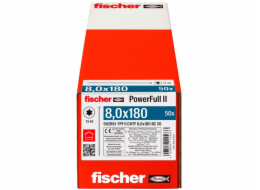 fischer vrut do dřeva PowerFull II 8,0x180 ZK TX VG