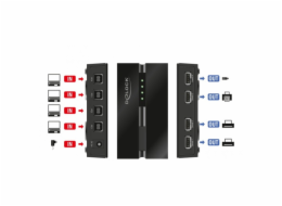 DeLOCK USB 2.0 Switch pro 4 PC na 4 zařízeních, USB switch