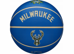 Wilson  NBA Team City Collector Milwaukee Bucks Ball WZ4016417ID Blue 7