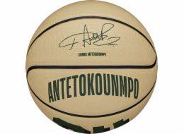 Wilson  NBA Player Icon Giannis Antetokounmpo Mini míč WZ4007501XB Beige 3