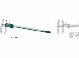 Posuvné měřítko velikosti 300 DIGITS. 12 3V/DATA 2-STR.