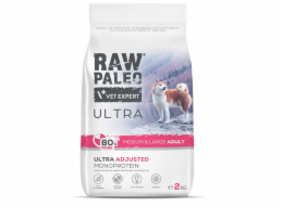 RAW PALEO Ultra Pork Medium & Large Adult - suché krmivo pro psy - 2kg