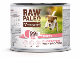 RAW PALEO Duoprotein Pork & Lamb Puppy - vlhké krmivo pro psy - 200g