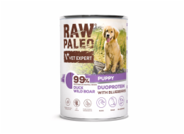 RAW PALEO Duoprotein Duck & Boar Puppy - vlhké krmivo pro psy - 400g