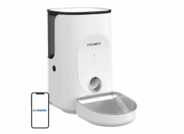 Dogness F16 WiFi 5G 4L smart food dispenser with stainless steel bowl (white)