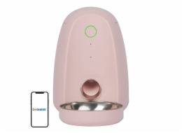 Smart food dispenser with plastic bowl WIFI mini Dogness (pink))