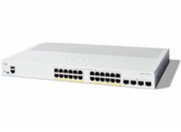 Cisco Catalyst switch C1300-24P-4G (24xGbE,4xSFP,24xPoE+,195W,fanless) - REFRESH