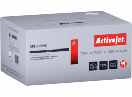 Activejet toner ATL-80BNX (náhrada za Lexmark 80C2HKE, Supreme; 4000 stran; černý)