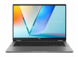 ASUS NTB Vivobook 14 Flip (TP3407SA-OLED021W), Ultra 7-256V, 14" 1920 x 1200, 16GB, 1TB SSD, Intel Arc, W11 Home, Gray