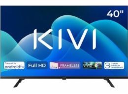 KIVI - 40 , FHD, Android TV11, Černá, 1920x1080, 60 Hz, 2x10W, 37 kWh/1000h , BT5.1 HDMI 2x, USB 2x