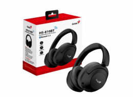 GENIUS bezdrátový headset HS-810BT/ černý/ BT5.3/ USB-C nabíjení