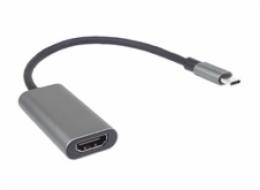 PremiumCord Převodník USB-C na HDMI, rozlišení 4K a FULL HD 1080p, kovové pouzdro