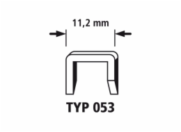 Wolfcraft Wolfcraft Široké sponky do sponkovačky výška 6 mm 2000 ks  7025000