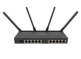 Mikrotik RB4011iGS+5HacQ2HnD-IN bezdrátový router Gigabit Ethernet Dvoupásmový (2,4 GHz / 5 GHz) Černá