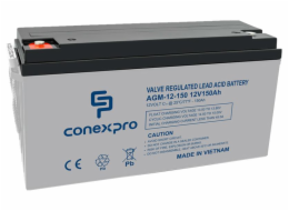 Baterie Conexpro AGM-12-150 VRLA AGM 12V/150Ah, T16 