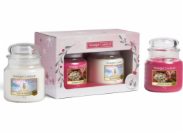 Yankee Candle Snow Globe Wonderland Sada 2 středních svíček 411g