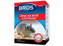 Návnada na hlodavce zrno 6x20 g BROS