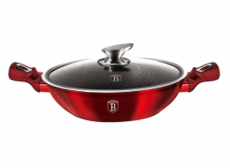 BERLINGERHAUS Wok s poklicí 30 cm Burgundy Edition BH-7110