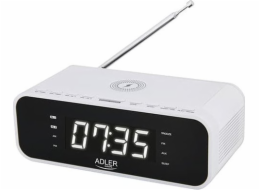 Clock radio with wireless charger and FM