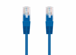 C-TECH CB-PP5-1B patch, Cat5e, UTP, 1m, modrý C-TECH Kabel patchcord Cat5e, UTP, modrý, 1m