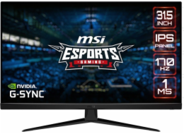 MSI Gaming monitor G321Q, 31,5"/2560 x 1440 /IPS, 170Hz/1ms/1200:1/300cd / m2 /2xHDMI/DP