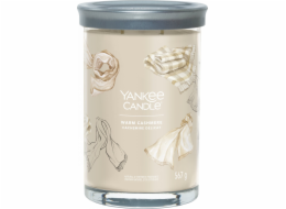 Svíčka ve skleněném válci Yankee Candle, Hřejivý kašmír, 567 g