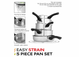 Sada pánví Russell Hobbs RH00543EU7 Easy Strain Set 5ks