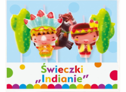 GoDan PIKER SVÍČKY INDIANS 5KS PF-SPID