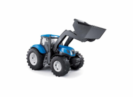 tpk1 VELKÝ NEW HOLLAND TRACTOR S DVEŘMI OTEVÍRAJÍCÍ KOBELU 1:16