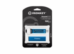 Kingston IronKey Keypad 200 128GB IKKP200/128GB Kingston Flash Disk IronKey 128GB Keypad 200 encrypted USB flash drive