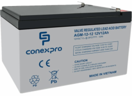 Baterie Conexpro AGM-12-12 VRLA AGM 12V/12Ah, T2 