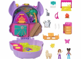 Kompaktní sada Mattel Polly Pocket Camping Llama HKV33(FRY35)