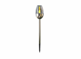 Lampa solární 28 cm nerez Strend Pro Solar Candle LED