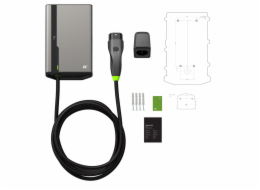 Green Cell EVGC021A2250 electric vehicle charging station Grey Aluminium Wall 3 Built-in display LED