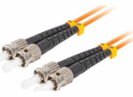 Fiber Optic Patchord MM ST/UPC-ST/UPC Duplex 3,0 mm OM2 50/125 LSZH 5M ORANGE