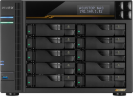 Asustor Lockerstor 10 Gen3 AS6810T   10x 2,5"/3,5" SATA III/ 16GB RAM/ Dual 10GbE Ports/ Dual 5GbE Ports/ 4x M.2 SSD Asustor Lockerstor 10 Gen3 AS6810T   10x 2,5"/3,5" SATA III/ 16GB RAM/ Dual 10GbE Ports/ Dual 5GbE Ports/ 4x M.2 SSD