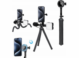 JJC Flexibilní magnetický držák stativu MagSafe pro telefon a GoPro systém / TP-FT2 JJC Flexibilní magnetický držák stativu MagSafe pro telefon a GoPro systém / TP-FT2