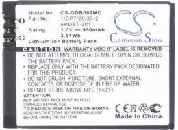 Cameron Sino Baterie typu AHDBT-301 / AHDBT-302 / AHDBT-201 pro GoPro HERO 3 / 3+ / CS-GDB002MC Cameron Sino Baterie typu AHDBT-301 / AHDBT-302 / AHDBT-201 pro GoPro HERO 3 / 3+ / CS-GDB002MC