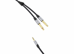 Audio kabel mini jack 3,5 mm na 2x jack 6,35 mm samec Vention BARHL 10 m Audio kabel mini jack 3,5 mm na 2x jack 6,35 mm samec Vention BARHL 10 m