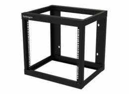 StarTech.com 9U 19" Wall Mount Network Rack 17" Deep 2 Post Open Frame for Server Room/Data/AV/IT/Communication/Computer Equipment/Patch Panel w/ Cage Nuts/Screws Hook/Loop 175lb Capacity - Wallmount  StarTech.com 9U 19" Wall Mount Network Rack 17" Deep 2 Post Open Frame for Server Room/Data/AV/IT/Communication/Computer Equipment/Patch Panel w/ Cage Nuts/Screws Hook/Loop 175lb Capacity - Wallmount