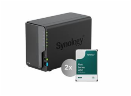 Synology DiskStation DS225+, 2-bay NAS, včetně 2ks HDD 8TB (HAT3310-8T), CPU J4125, RAM 2GB, LAN 1x 2.5Gb + 1x 1Gb Synology DiskStation DS225+, 2-bay NAS, včetně 2ks HDD 8TB (HAT3310-8T), CPU J4125, RAM 2GB, LAN 1x 2.5Gb + 1x 1Gb