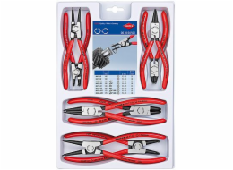 Knipex 002004V01 Sada kleští na pojistné kroužky, 8-dílná, plastový obal, 