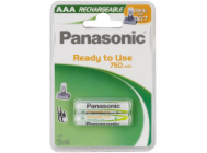 1x2 Panasonic aku NiMH Micro AAA 750 mAh Ready to Use DECT