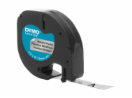 Dymo Letratag Band Metal silver 12 mm x 4 m