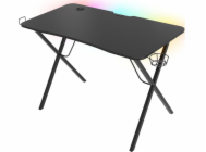 Genesis Holm 200 RGB - herní stůl s RGB podsvícením